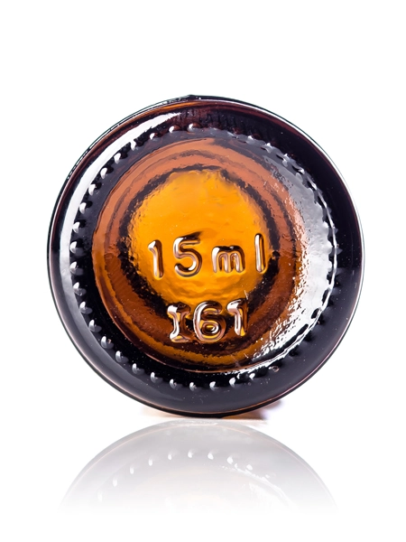 15 ml Amber Glass Boston Round Euro Dropper Bottle – G882AM