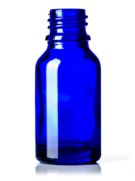 15 ml Cobalt Blue Glass Boston Round Euro Dropper Bottle – G882BL