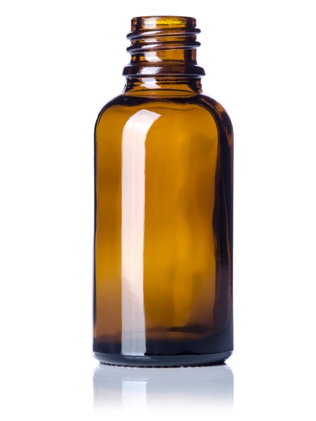 30 ml Amber Glass Boston Round Euro Dropper Bottle – G885AM