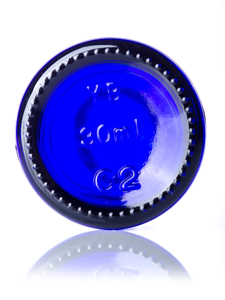 30 ml Cobalt Blue Glass Boston Round Euro Dropper Bottle – G885BL