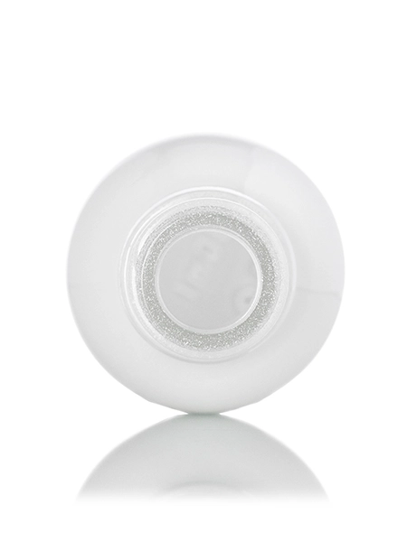 30 ml Glossy White-Colored Clear Glass Boston Round Euro Dropper Bottle – G885WHS