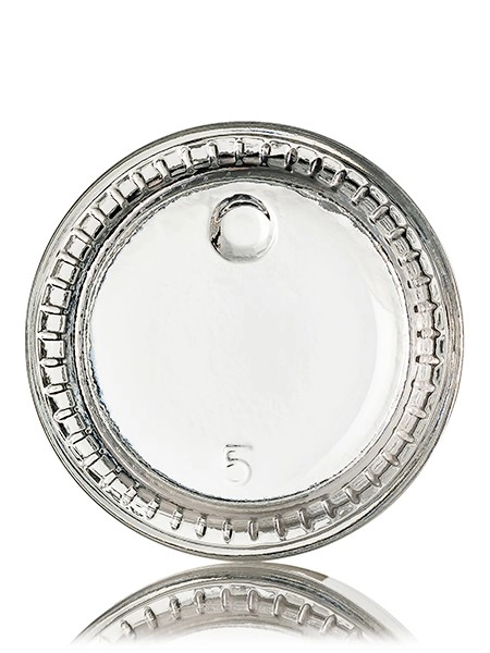 1/2 oz Clear Glass Cylinder Low-Profile Jar – G896CL
