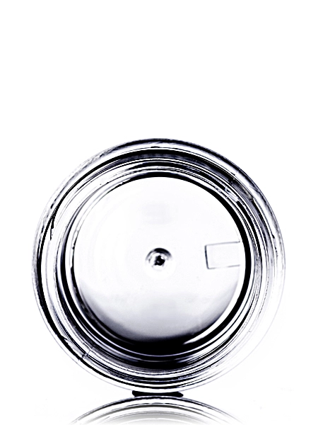 1/8 oz Clear PS Plastic Thick Wall Jar – J000