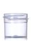 1/4 oz natural-colored PP plastic single wall jar with 33-400 neck finish