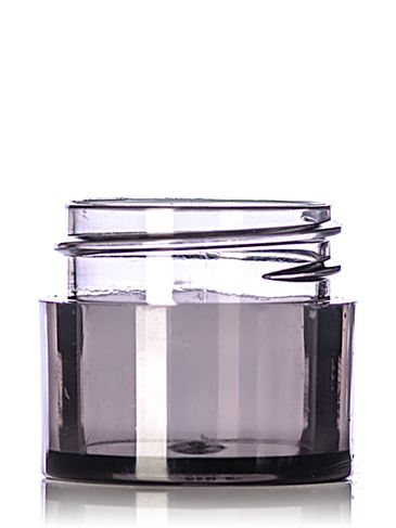 1/4 oz grey PS plastic thick wall jar with 33-400 neck finish