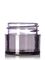 1/4 oz grey PS plastic thick wall jar with 33-400 neck finish