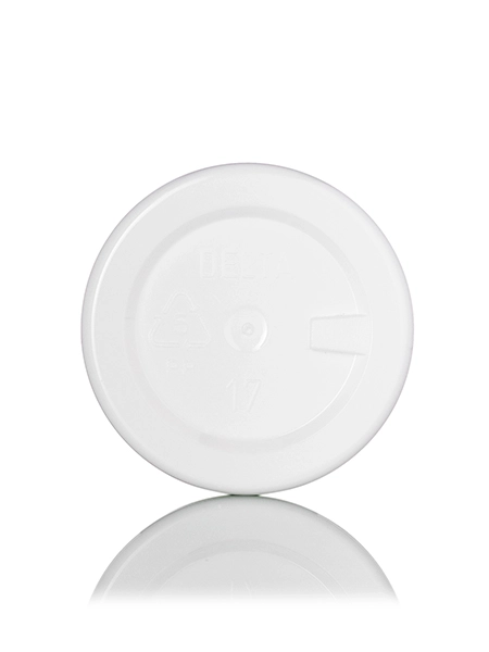 1/4 oz White PP Plastic Double Wall Straight Base Jar – J006