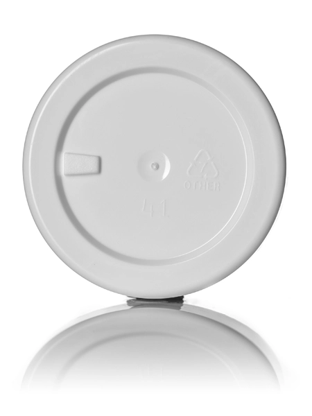 1/2 oz White Pp/ps Plastic Double Wall Straight Base Jar – J007