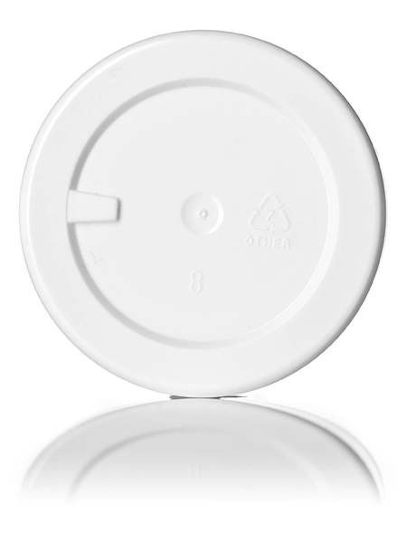 1 oz White Pp/ps Plastic Double Wall Straight Base Jar – J008