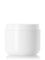 4 oz white PP plastic double wall round base jar with 70-400 neck finish