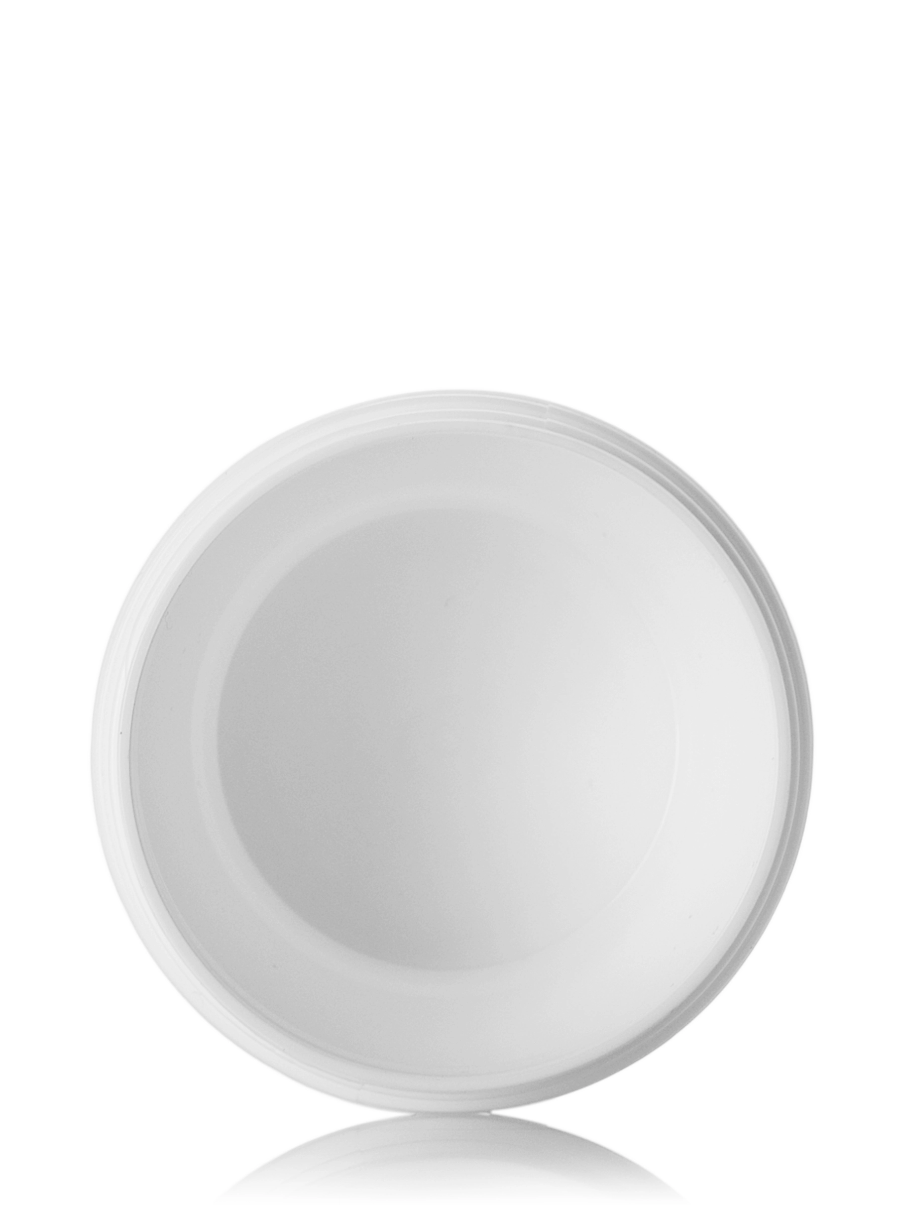 4 oz White PP Plastic Double Wall Round Base Jar – J015WH