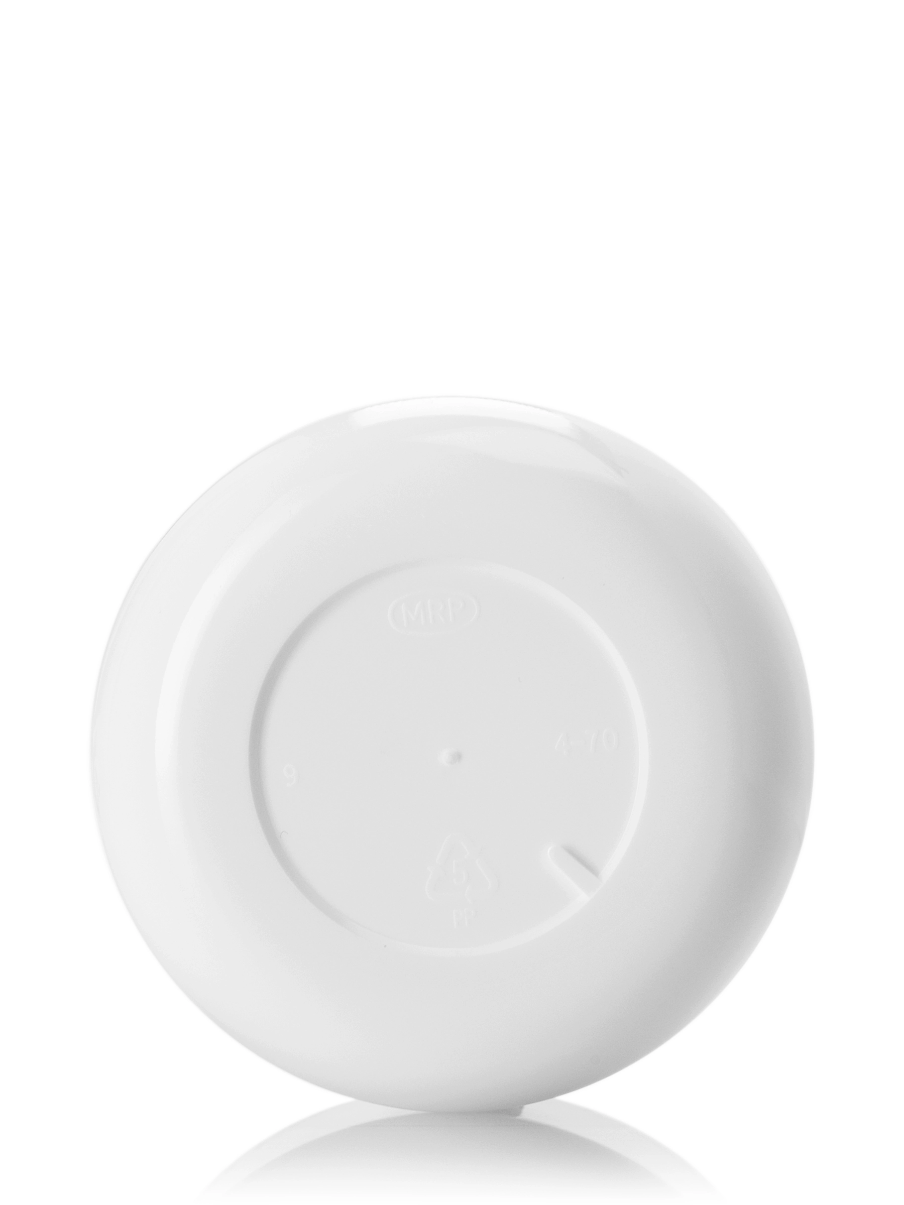 4 oz White PP Plastic Double Wall Round Base Jar – J015WH