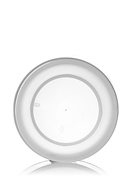 8 oz Natural-Colored PP Plastic Double Wall Straight Base Jar – J017N