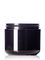 8 oz black PP plastic double wall round base jar with 83-400 neck finish