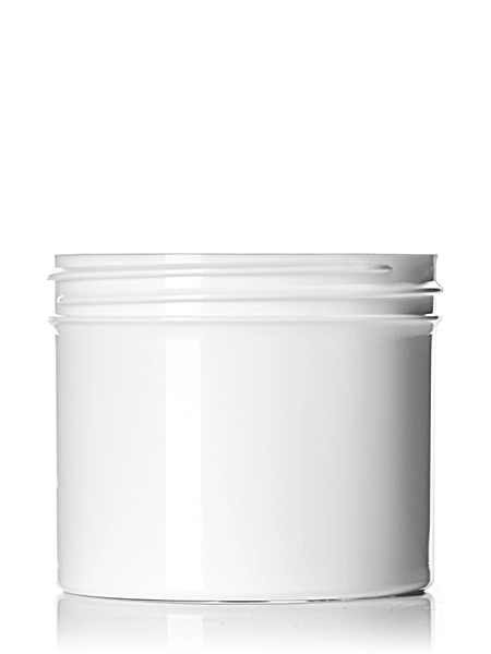 4 oz White PP Plastic Single Wall Jar – J020L