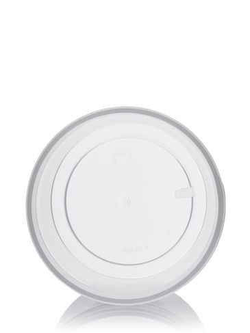 4 oz natural-colored PP plastic single wall jar with 70-400 neck finish