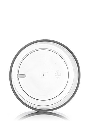 6 oz natural-colored PP plastic single wall jar with 70-400 neck finish