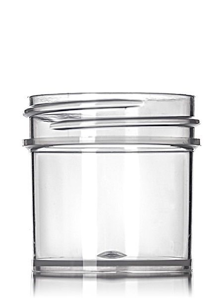 1 oz Natural-Colored PP Plastic Single Wall Jar – J030
