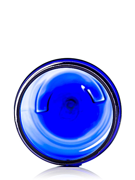 2 oz Cobalt Blue PET Plastic Single Wall Jar – J033B