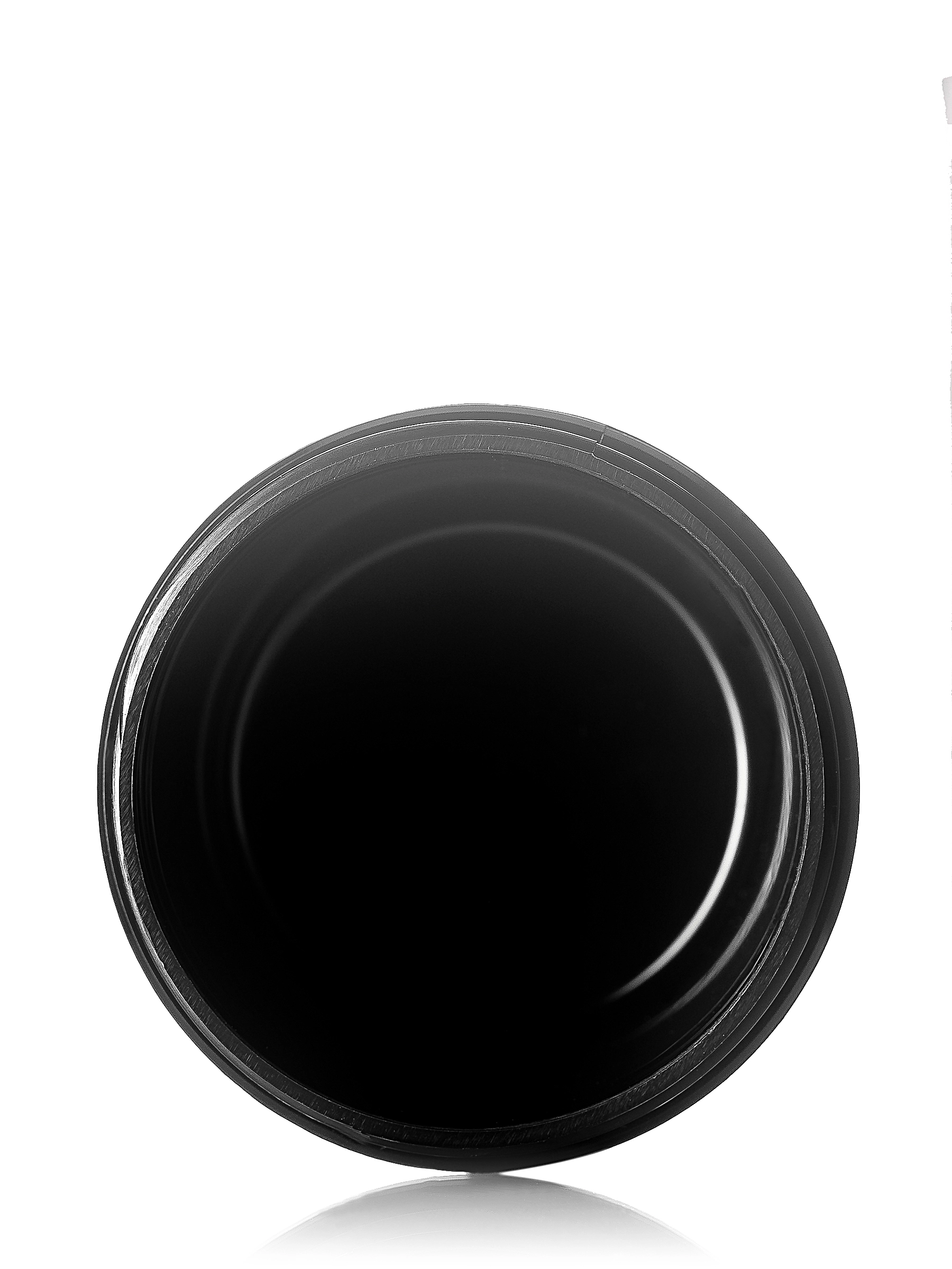2 oz Black PP Plastic Double Wall Straight Base Jar – J034BK