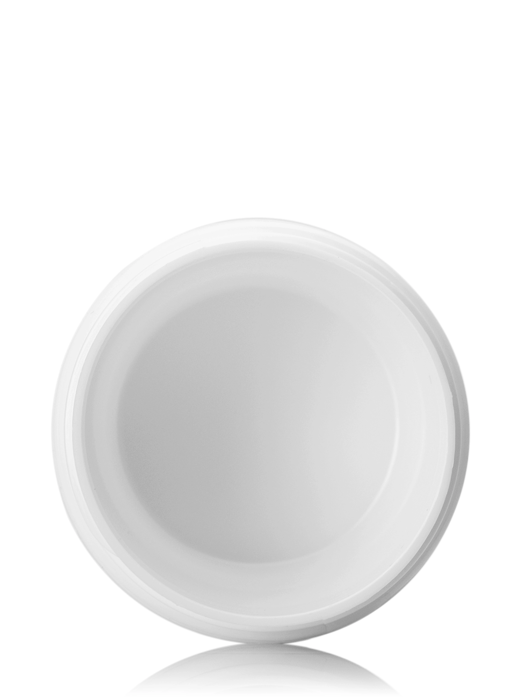 2 oz White PP Plastic Double Wall Straight Base Jar – J034WH