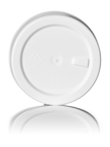 2 oz White PP Plastic Single Wall Jar – J035