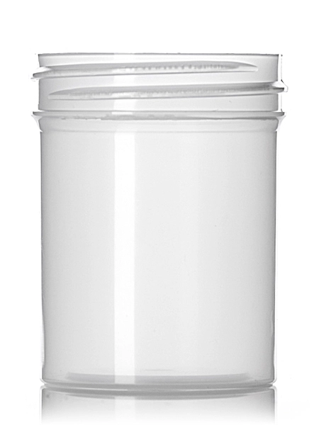 2 oz Natural-Colored PP Plastic Single Wall Jar – J037