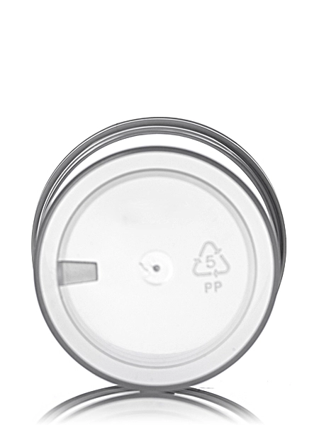 2 oz Natural-Colored PP Plastic Single Wall Jar – J037