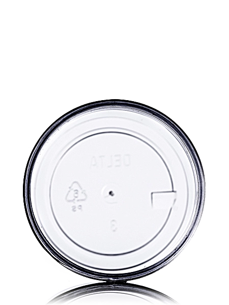 2 oz Clear PS Plastic Single Wall Jar – J038