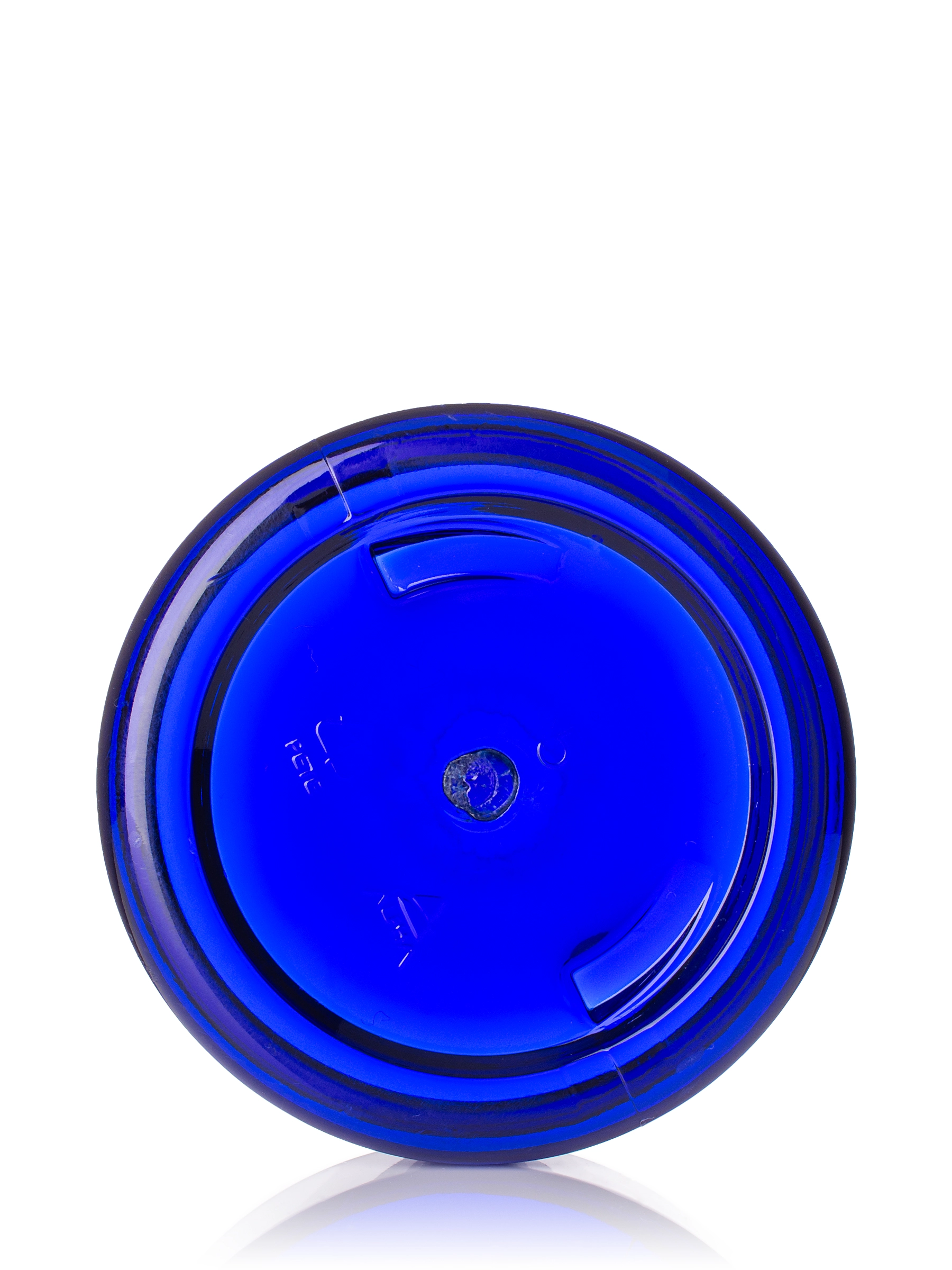 2 oz Cobalt Blue PET Plastic Single Wall Jar – J039B