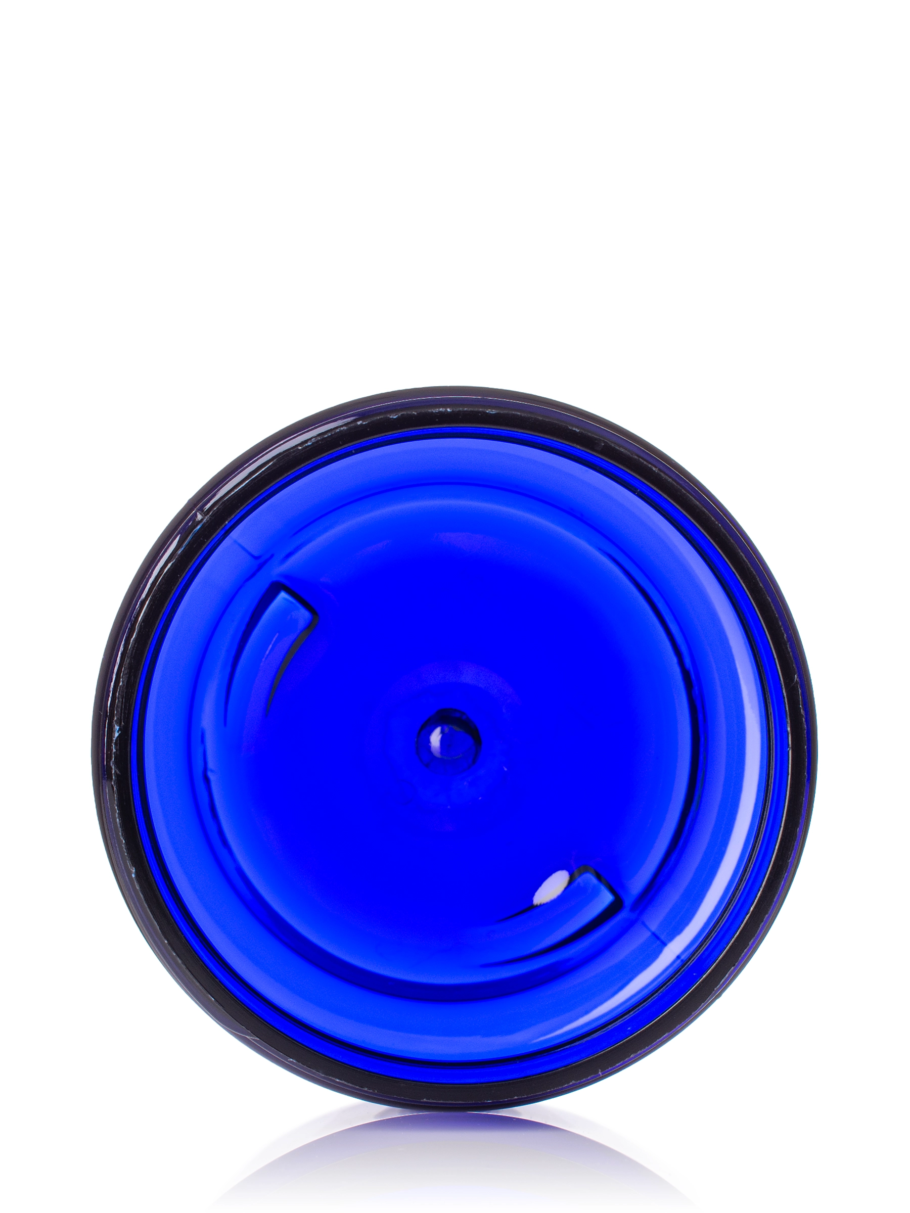 2 oz Cobalt Blue PET Plastic Single Wall Jar – J039B