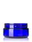 2 oz cobalt blue PET plastic single wall jar with 58-400 neck finish