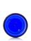 2 oz cobalt blue PET plastic single wall jar with 58-400 neck finish