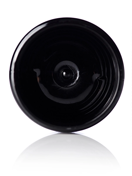 2 oz Black PET Plastic Single Wall Jar – J039BK