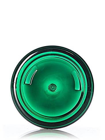 2 oz green PET plastic single wall jar with 58-400 neck finish