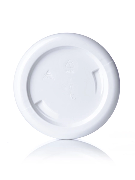 2 oz White PET Plastic Single Wall Jar – J039W