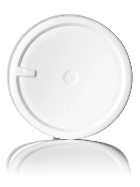 4 oz White PP Plastic Single Wall Jar – J041