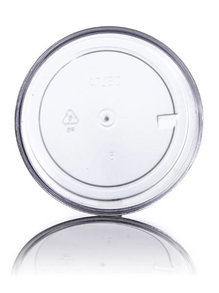 4 oz Clear PS Plastic Single Wall Jar – J042