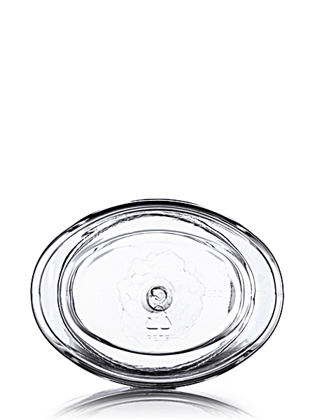 4 oz Clear PET Plastic Single Wall Oval Jar – J043