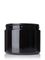 6 oz dark amber PET plastic single wall jar with 70-400 neck finish