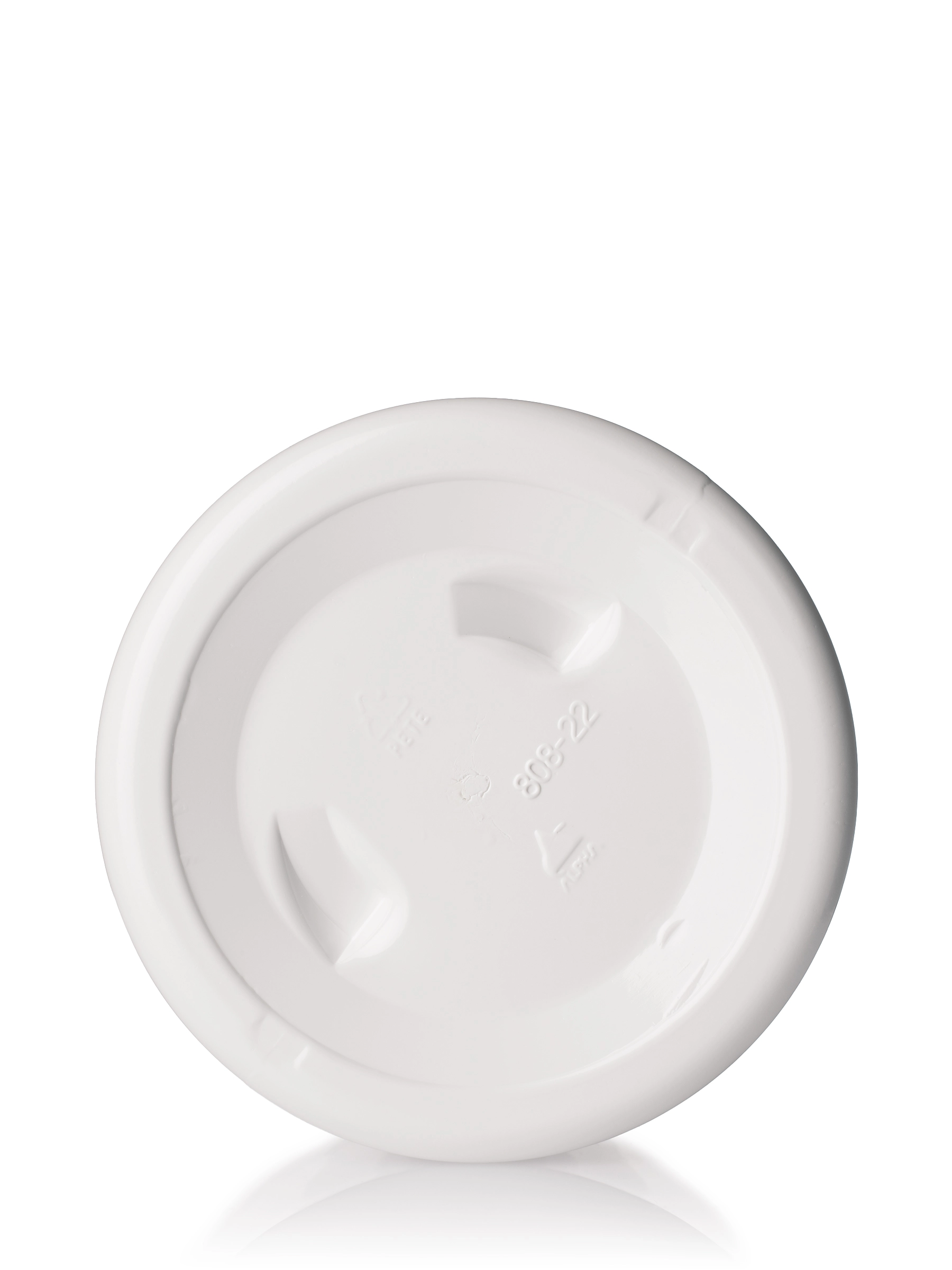 6 oz White PET Plastic Single Wall Jar – J046WH