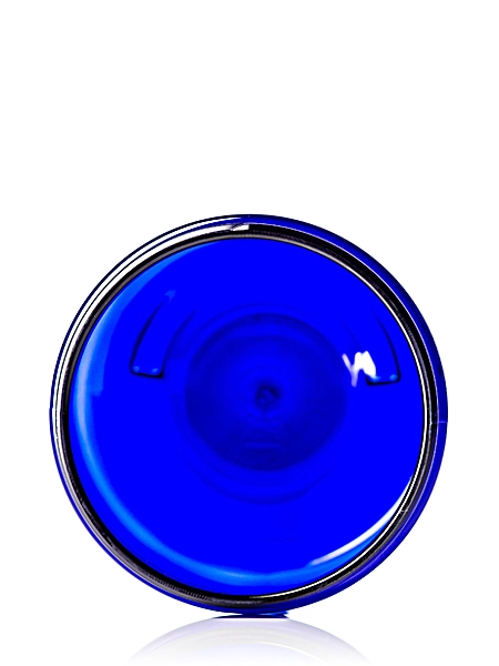 8 oz Cobalt Blue PET Plastic Single Wall Jar – J047
