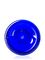 8 oz cobalt blue PET plastic single wall jar with 70-400 neck finish