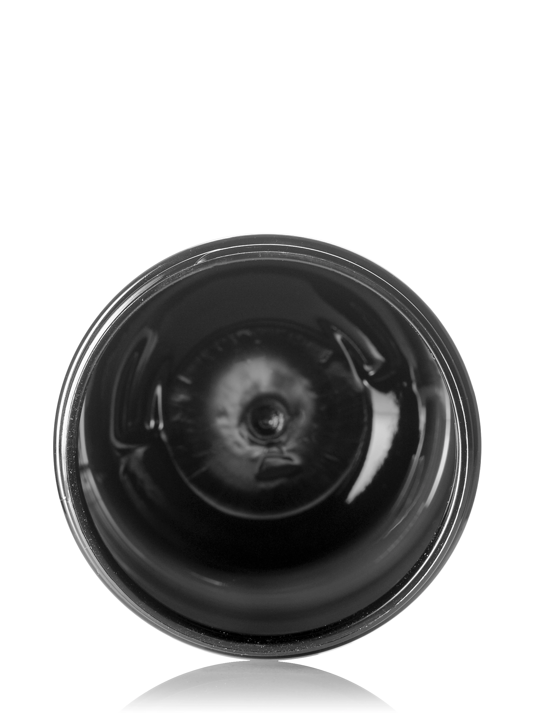 8 oz Black PET Plastic Single Wall Jar – J047BK