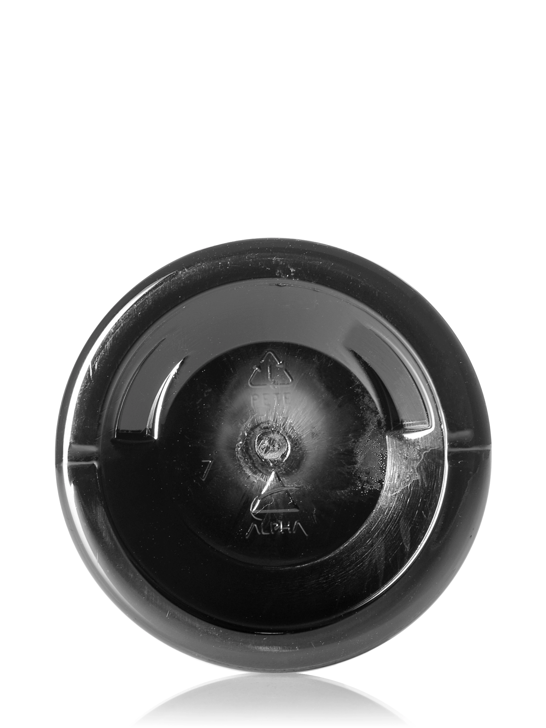 8 oz Black PET Plastic Single Wall Jar – J047BK