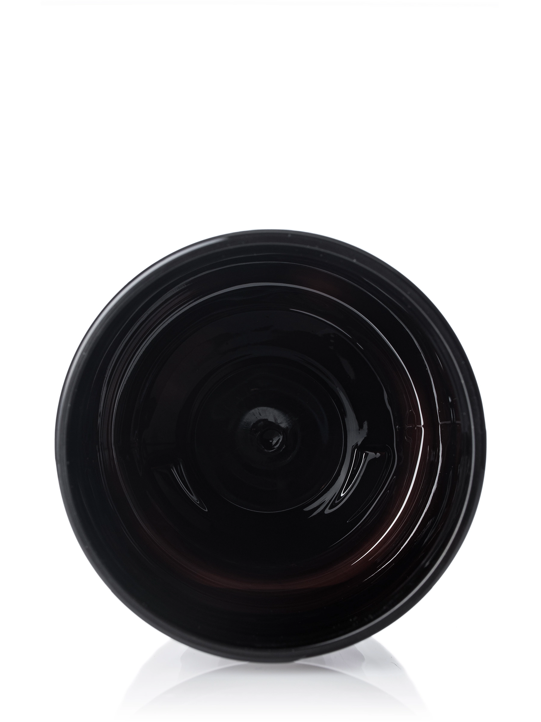 8 oz Dark Amber PET Plastic Single Wall Jar – J047DA