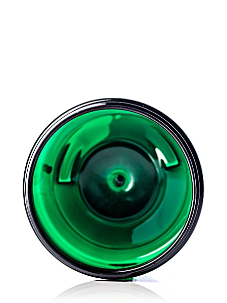 8 oz Green PET Plastic Single Wall Jar – J047G