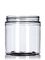 8 oz clear PET plastic single wall jar with 70-400 neck finish