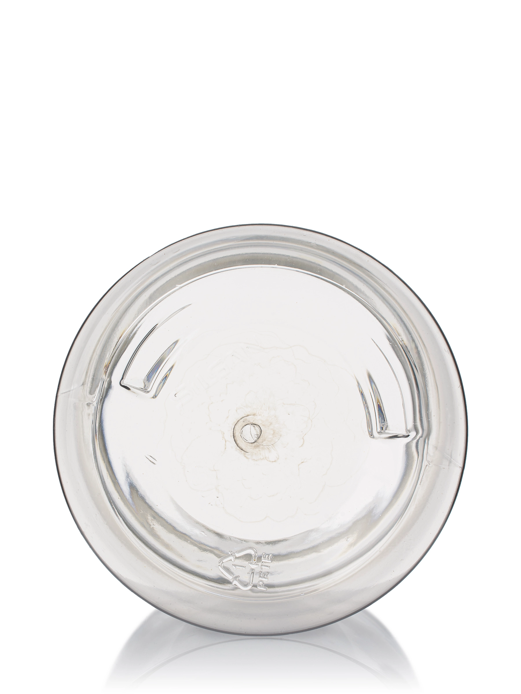 8 oz Clear 25% PCR PET Plastic Single Wall Jar – J047SPCR25