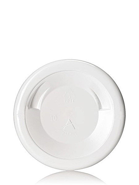 8 oz White PET Plastic Single Wall Jar – J047WH